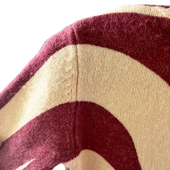 Zara Zebra Print Jacquard Knit Mini Dress Long Sleeve Size Small Wool blend NWOT - Picture 10 of 14